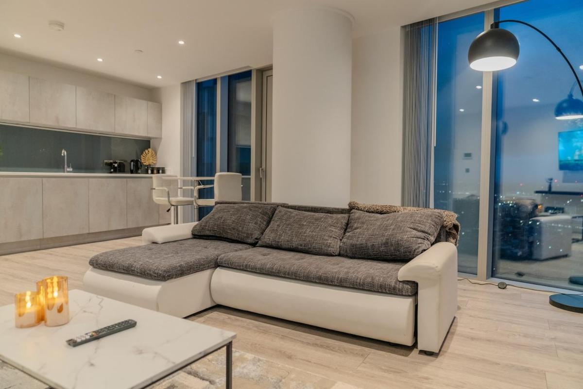 Luxury 2 Bed Penthouse With Stunning Views In Manchester City Centre Ngoại thất bức ảnh