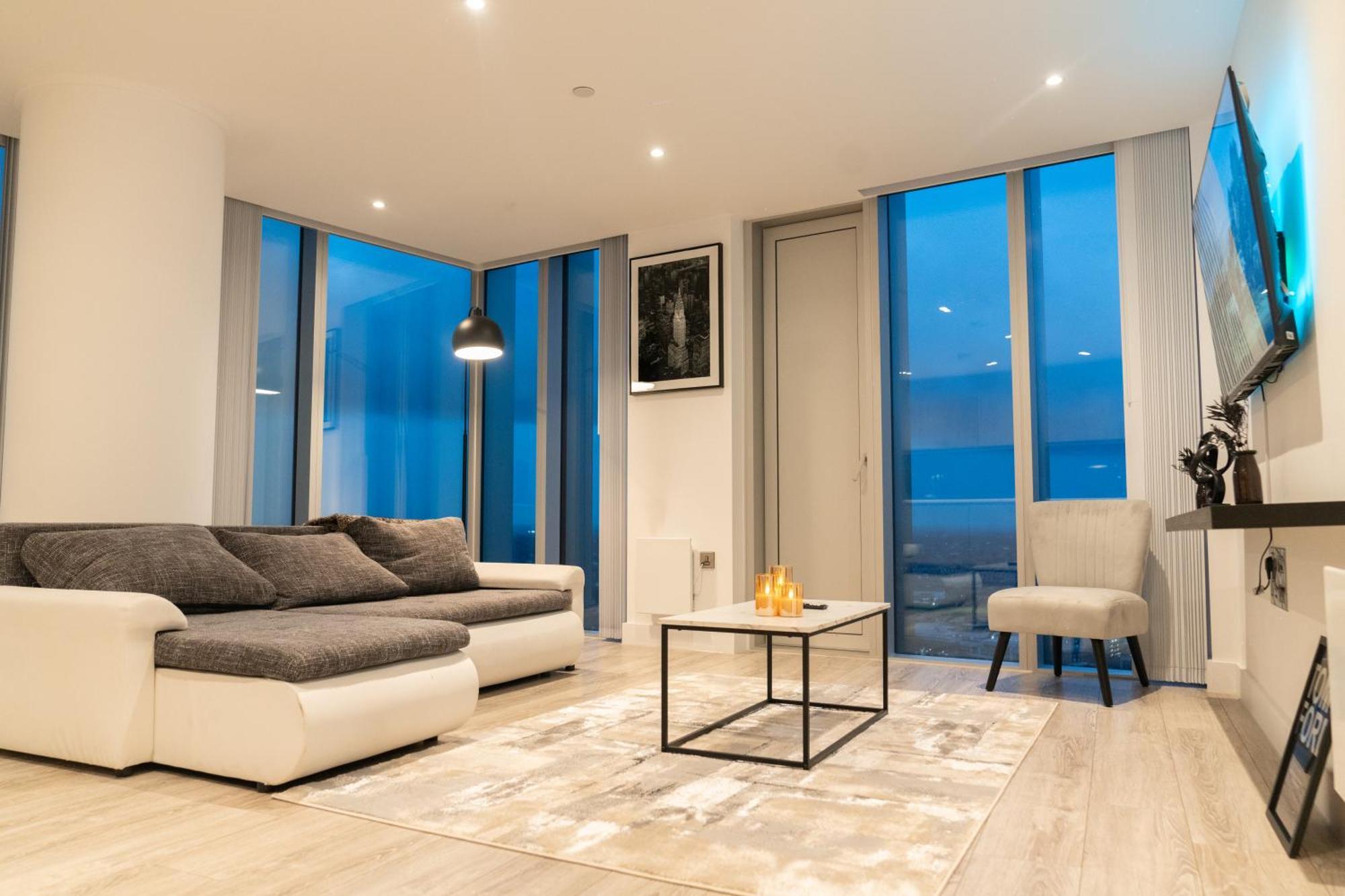 Luxury 2 Bed Penthouse With Stunning Views In Manchester City Centre Ngoại thất bức ảnh