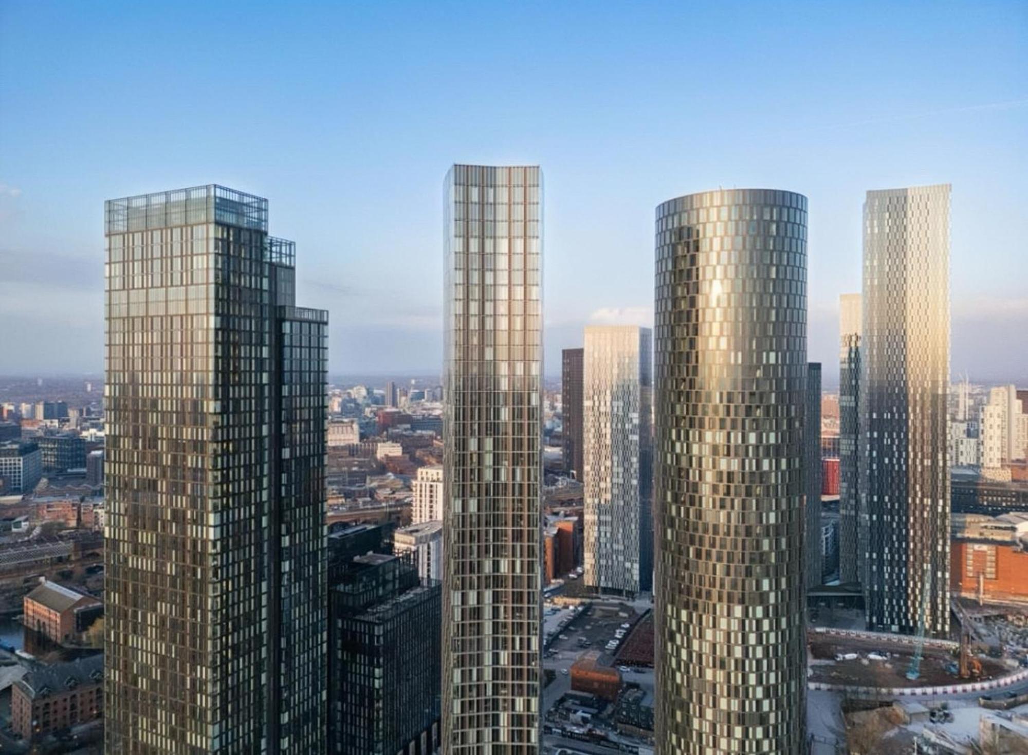 Luxury 2 Bed Penthouse With Stunning Views In Manchester City Centre Ngoại thất bức ảnh